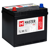 Аккумулятор Master Batteries Asia L+ (60 Ah) D23 MB601J
